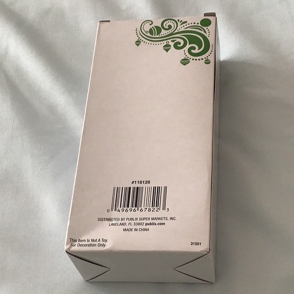 Wine bottle ornament lone glass 4 inches new great for your tree🎄🎄 - Picture 4 of 4